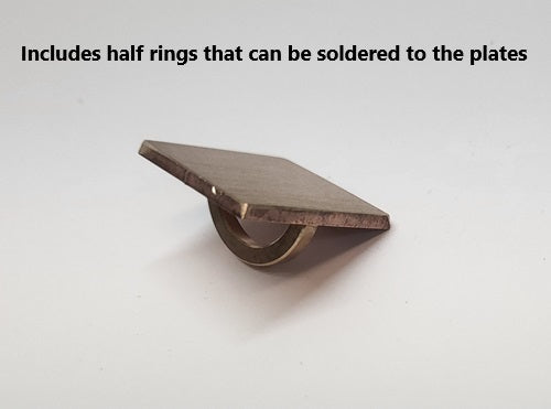 Bronze metal for setting or engraving