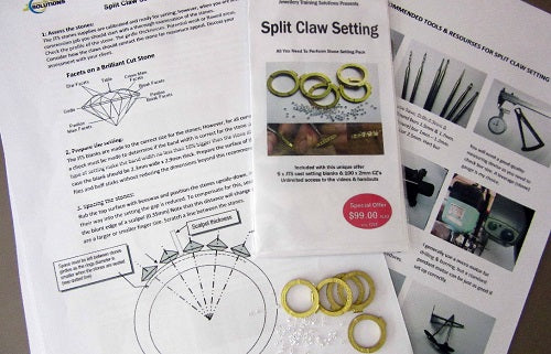 Split claw setting student pack