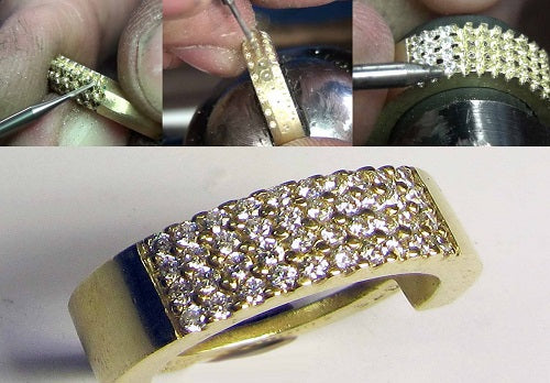 Micro pave setting blanks