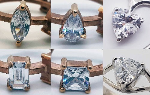 Claw Setting Shaped Stones Blanks (25% Off)