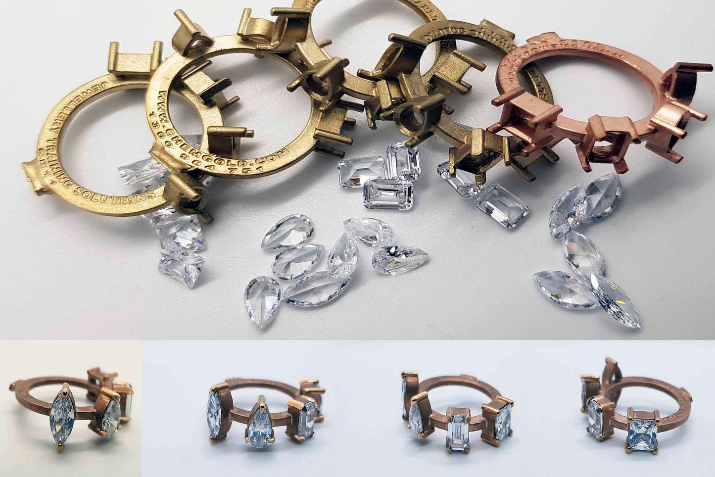 Claw Setting Shaped Stones Blanks (25% Off)