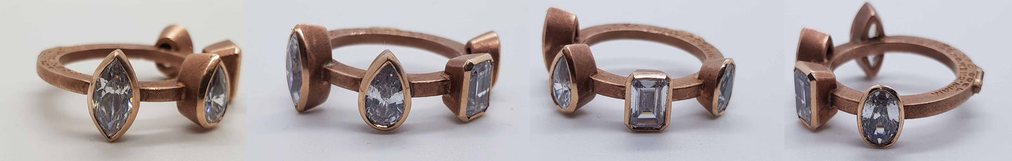 Bezel setting shaped stones student pack