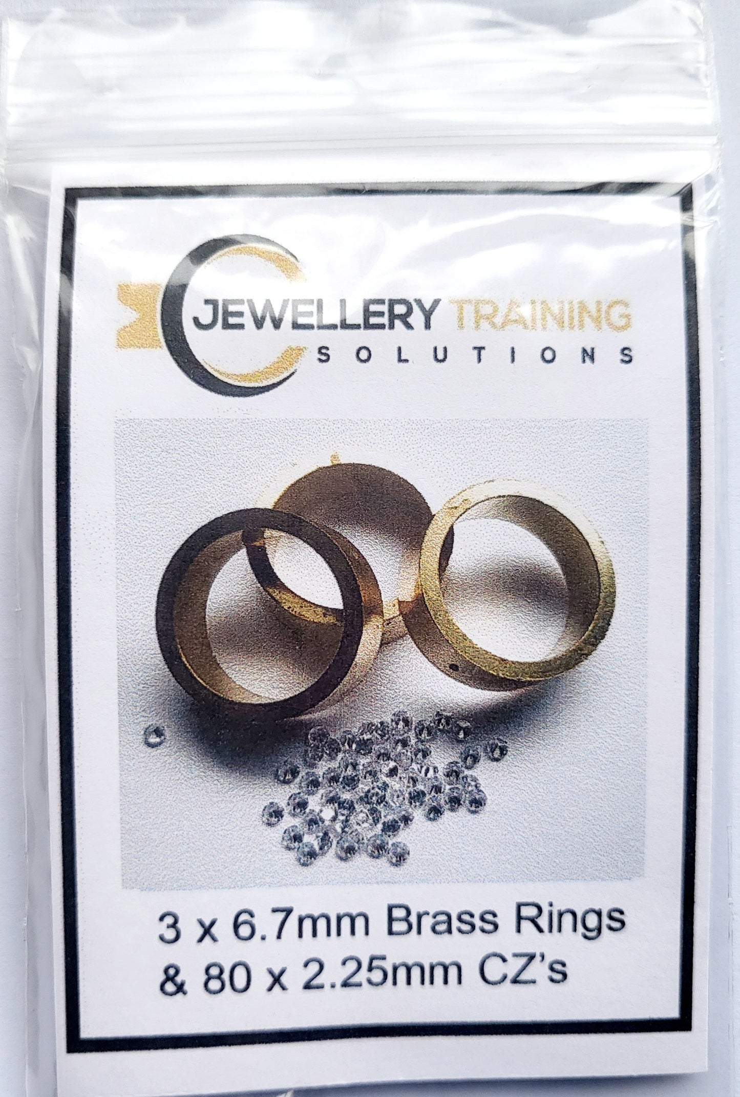 Brass rings (6.7mm) & Stones (30% Off)