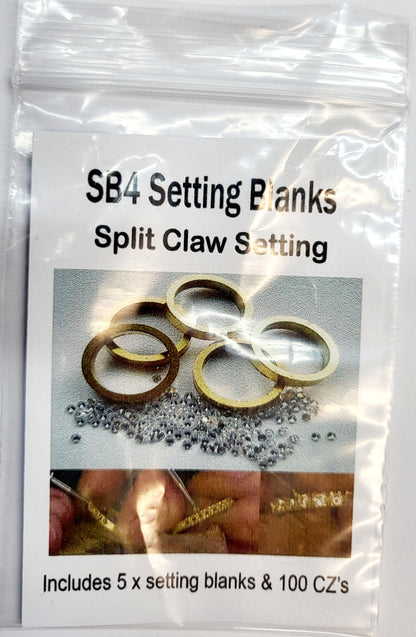 Split claw setting blanks (Now 50% Off)