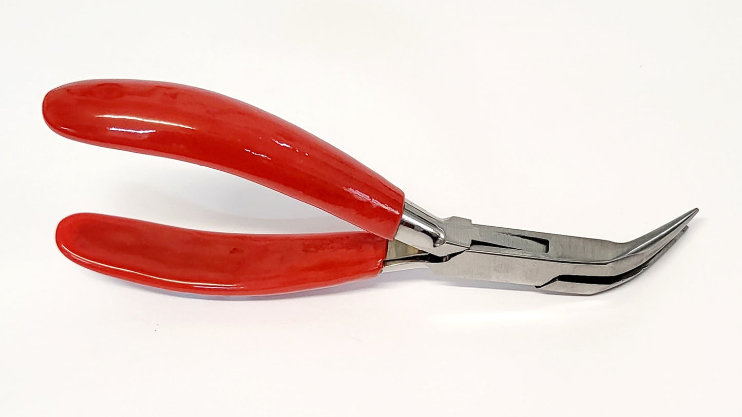 Curved Chain Nose Pliers