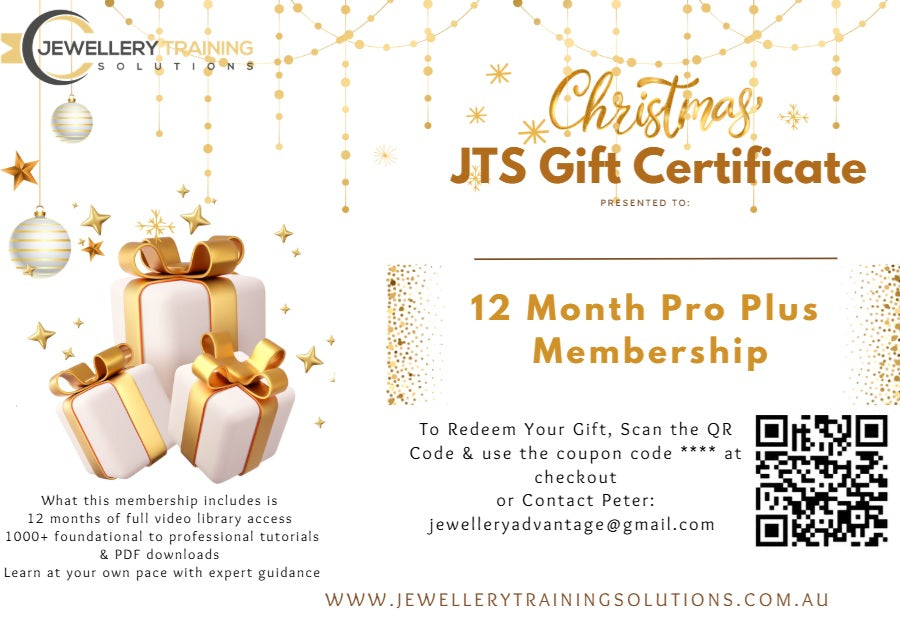 Jewellery Training Gift Voucher