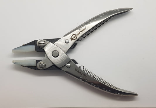 Parallel pliers with nylon jaws