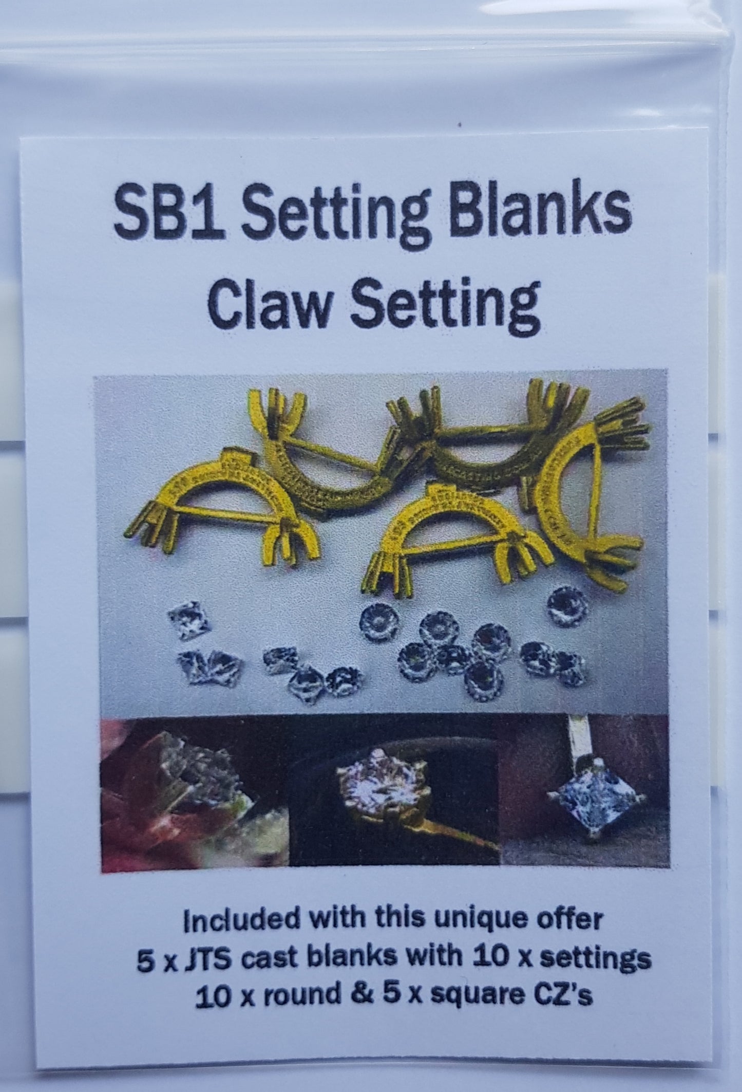 Claw Setting blanks (30% Off)