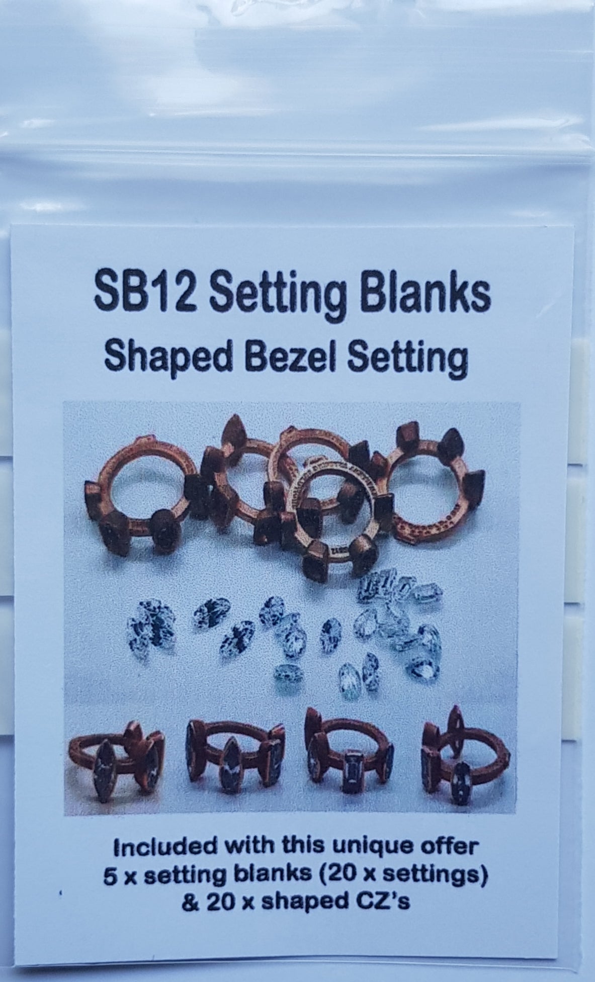 Bezel Setting Shaped Stones Blanks (30% Off)